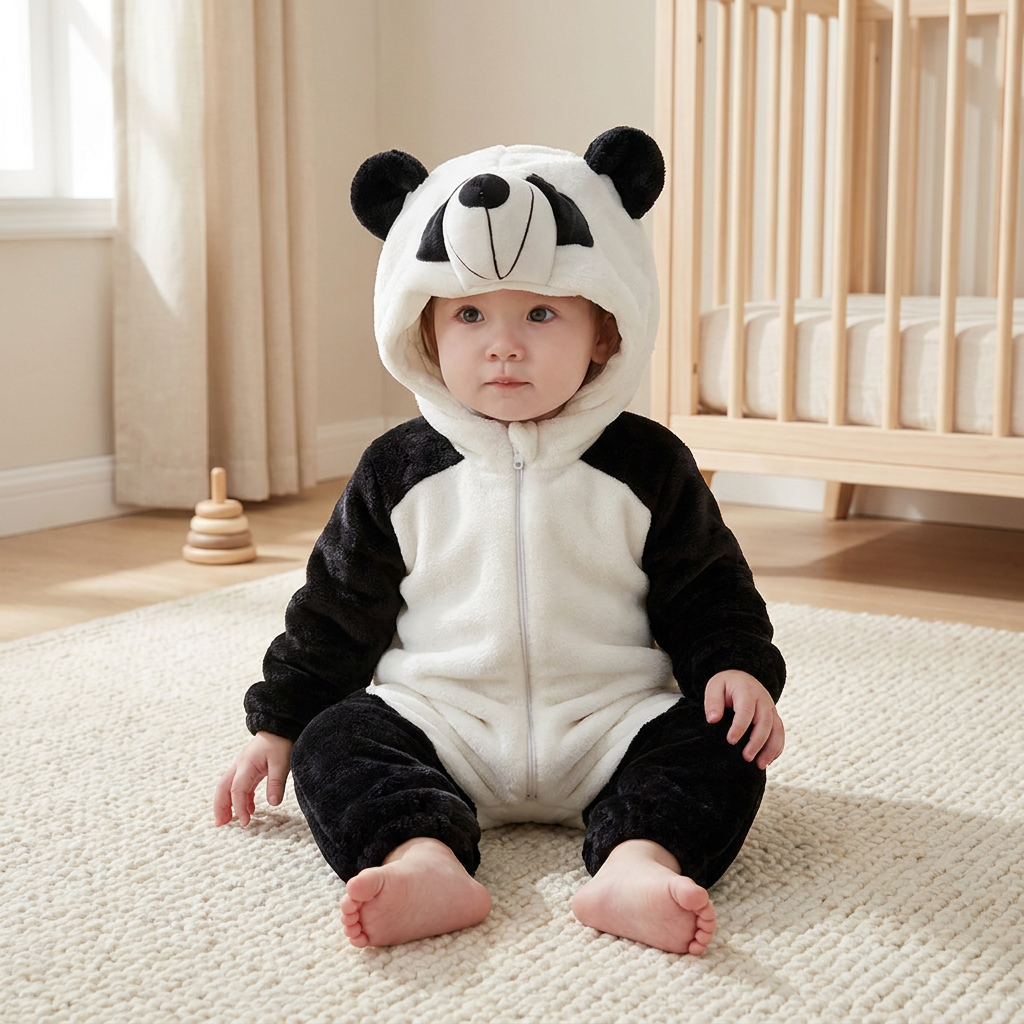 Panda Plush One-Piece